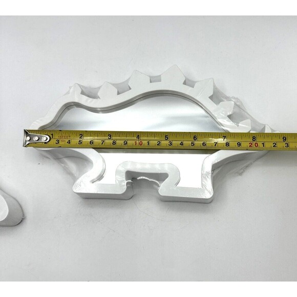 2 Pack Dinosaur Mirrors T-Rex & Stegosaurus White Frame- NEW SEALED - Picture 5 of 6